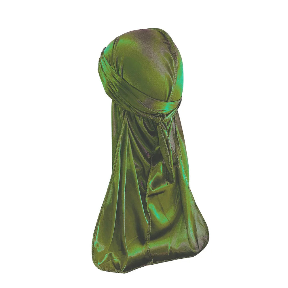 Unisex Durag de Seda para Homens e Mulheres