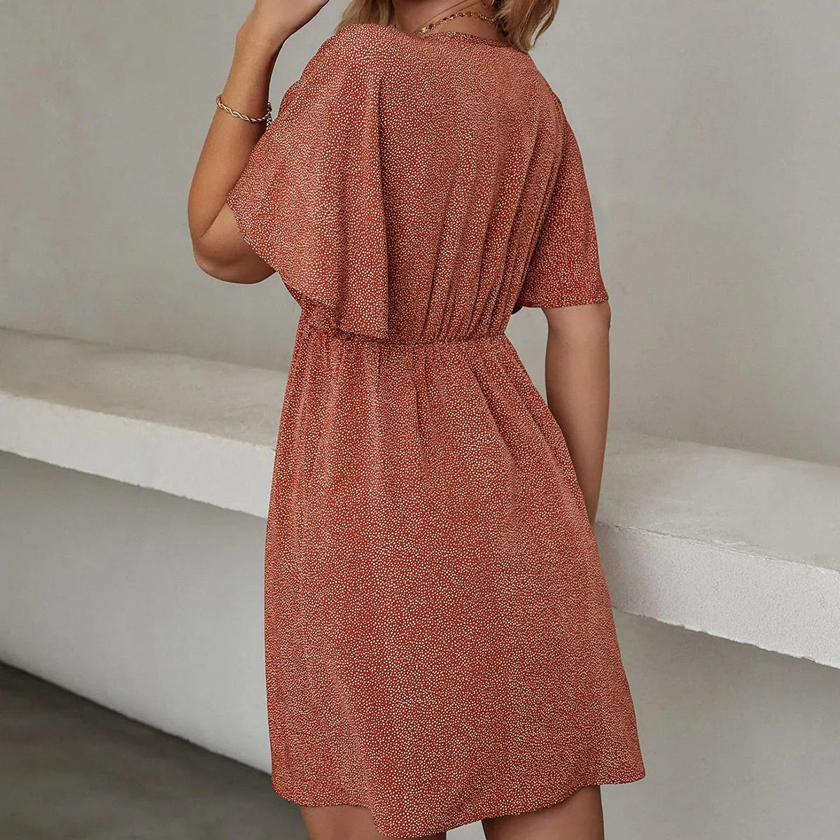 Vestido Primavera e Verão Estampado