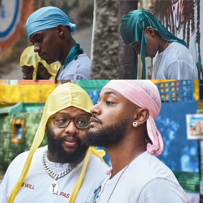 Durag de Cetim Respirável e Sedoso