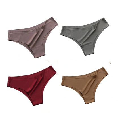 Conjunto com 4 Calcinhas Brasileiras Sem Costura