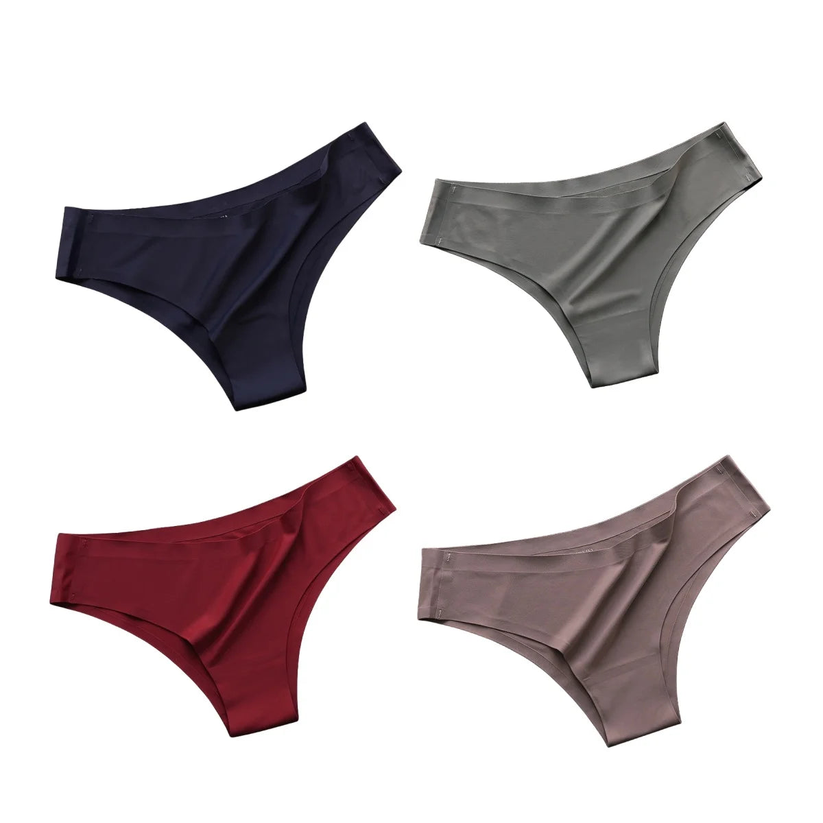 Conjunto com 4 Calcinhas Brasileiras Sem Costura
