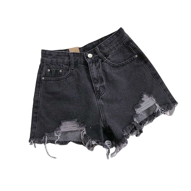 Short Jeans Coreanos de Cintura Alta