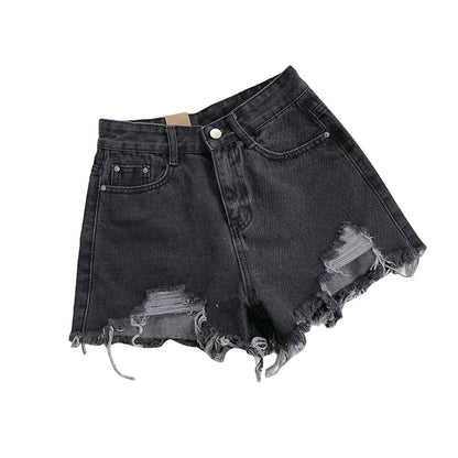 Short Jeans Coreanos de Cintura Alta