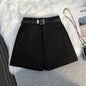 Short Feminino de Alfaiataria  de Cintura Alta