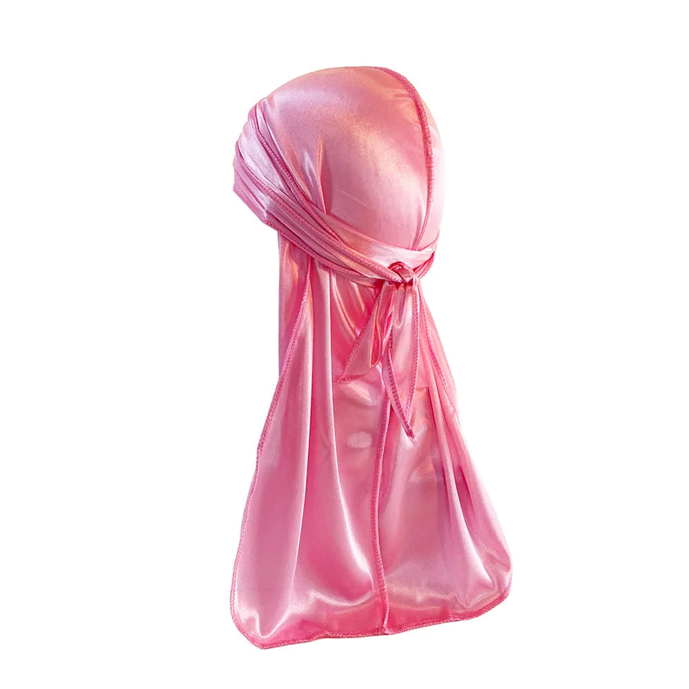 Unisex Durag de Seda para Homens e Mulheres