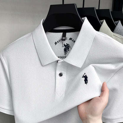 Camisa Polo 100% Algodão de Manga Curta