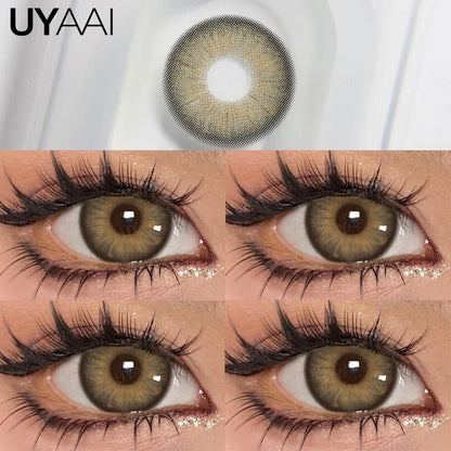 Lentes para Olhos Azuis, Verdes Naturais, Castanhos e Cinzas