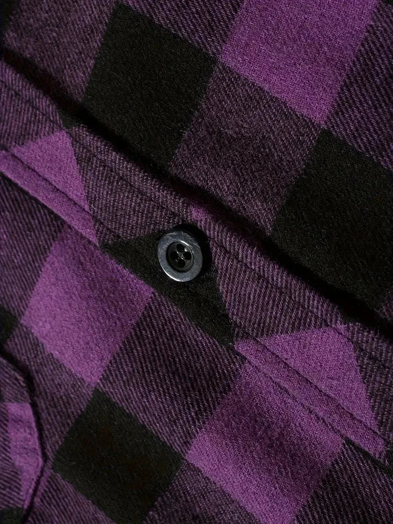 Camisa Xadrez com Capuz