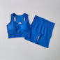 Conjunto Fitness Seamless 2 Peças Top e Shorts Cintura Alta