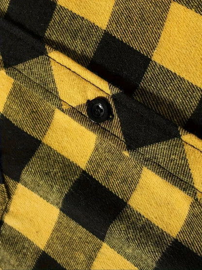 Camisa Xadrez com Capuz
