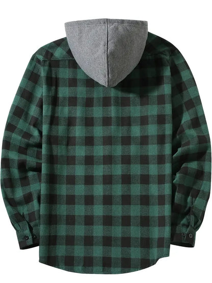 Camisa Xadrez com Capuz