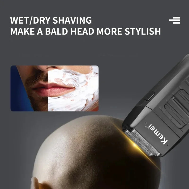 Máquina de Cortar Cabelo Kemei Km-809A Km-1506 Km-1102