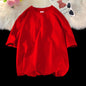 Camiseta de Manga Curta Oversized