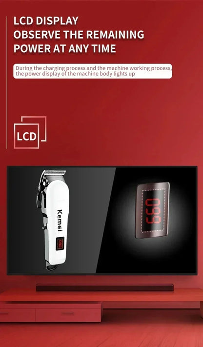 Máquina de Cortar Cabelo Kemei Km-809A Km-1506 Km-1102