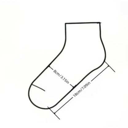 Kit de 3 ou 10 Pares de Meias Unissex de Cano Curto Comfort-Fit