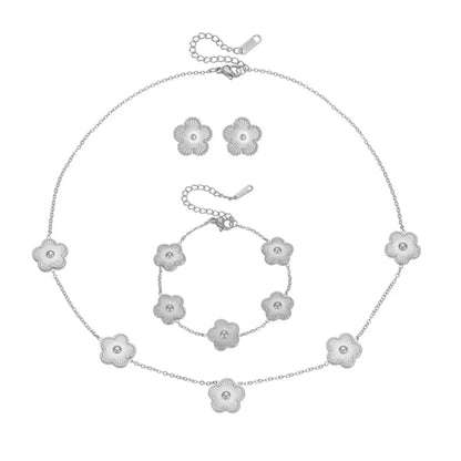 Conjunto com 3 Peças em Aço Inoxidável Reversível