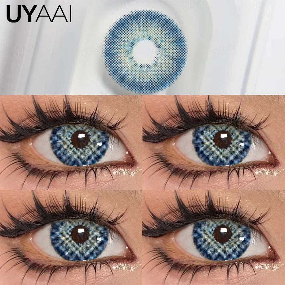 Lentes para Olhos Azuis, Verdes Naturais, Castanhos e Cinzas