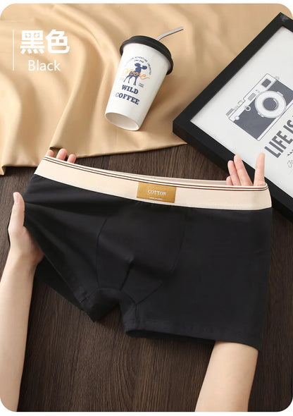 Kit com 1 ou 3 Unidades de Cuecas Boxer Masculinas em Algodão