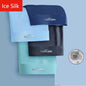 Kit com 4 Unidades de Cuecas Boxer Masculinas em Seda Gelo