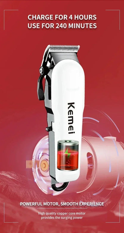 Máquina de Cortar Cabelo Kemei Km-809A Km-1506 Km-1102