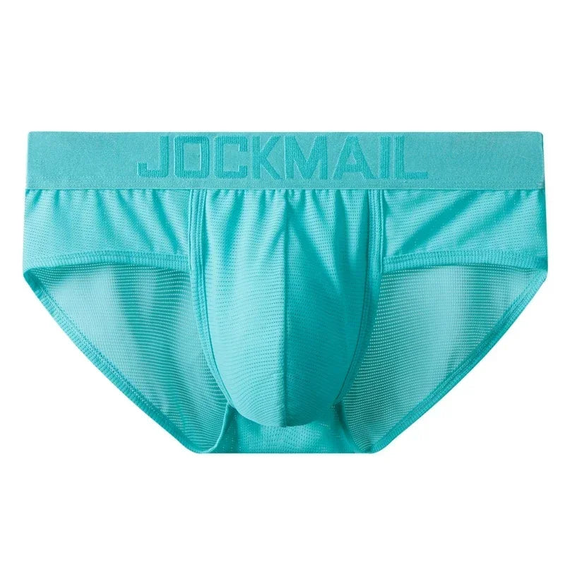 Cuecas Estilo Slip e Bikini em Mesh de Nylon
