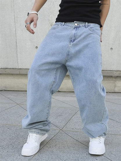 Calça Jeans com Caimento Amplo (Baggy)