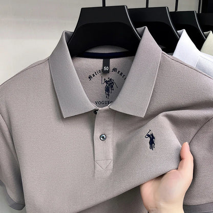 Camisa Polo 100% Algodão de Manga Curta