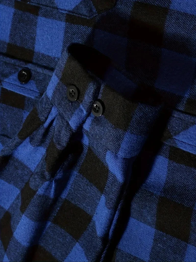 Camisa Xadrez com Capuz