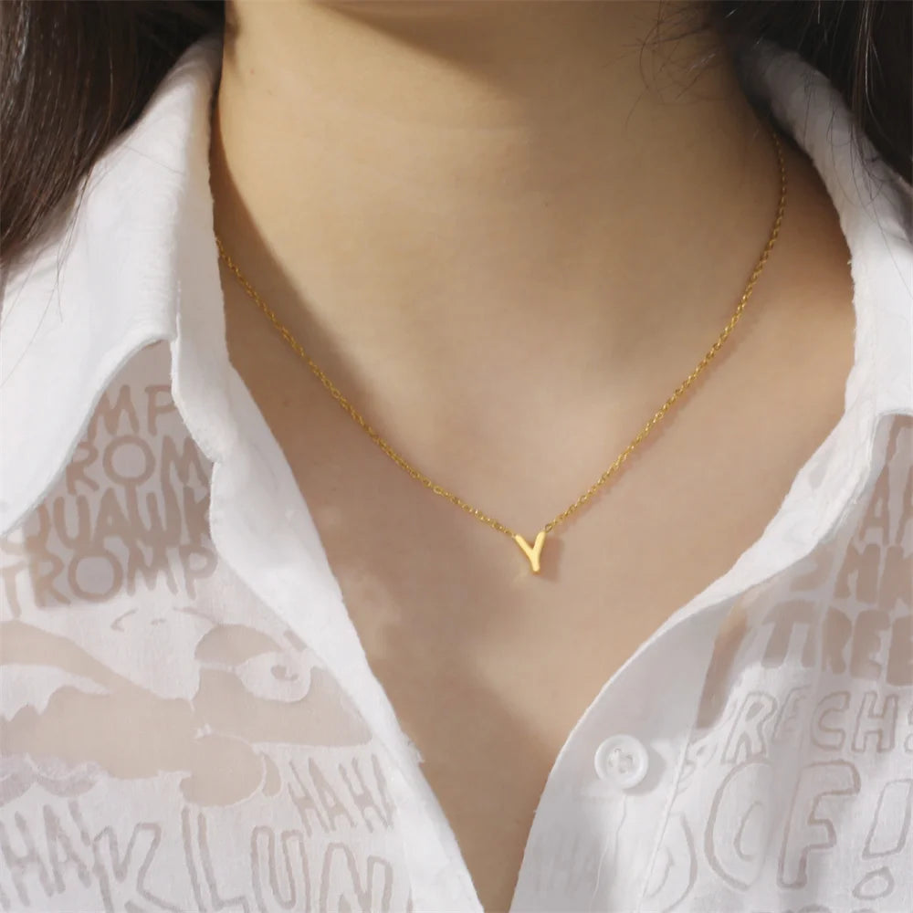 Colares Femininos com Inicial de Letra A-Z