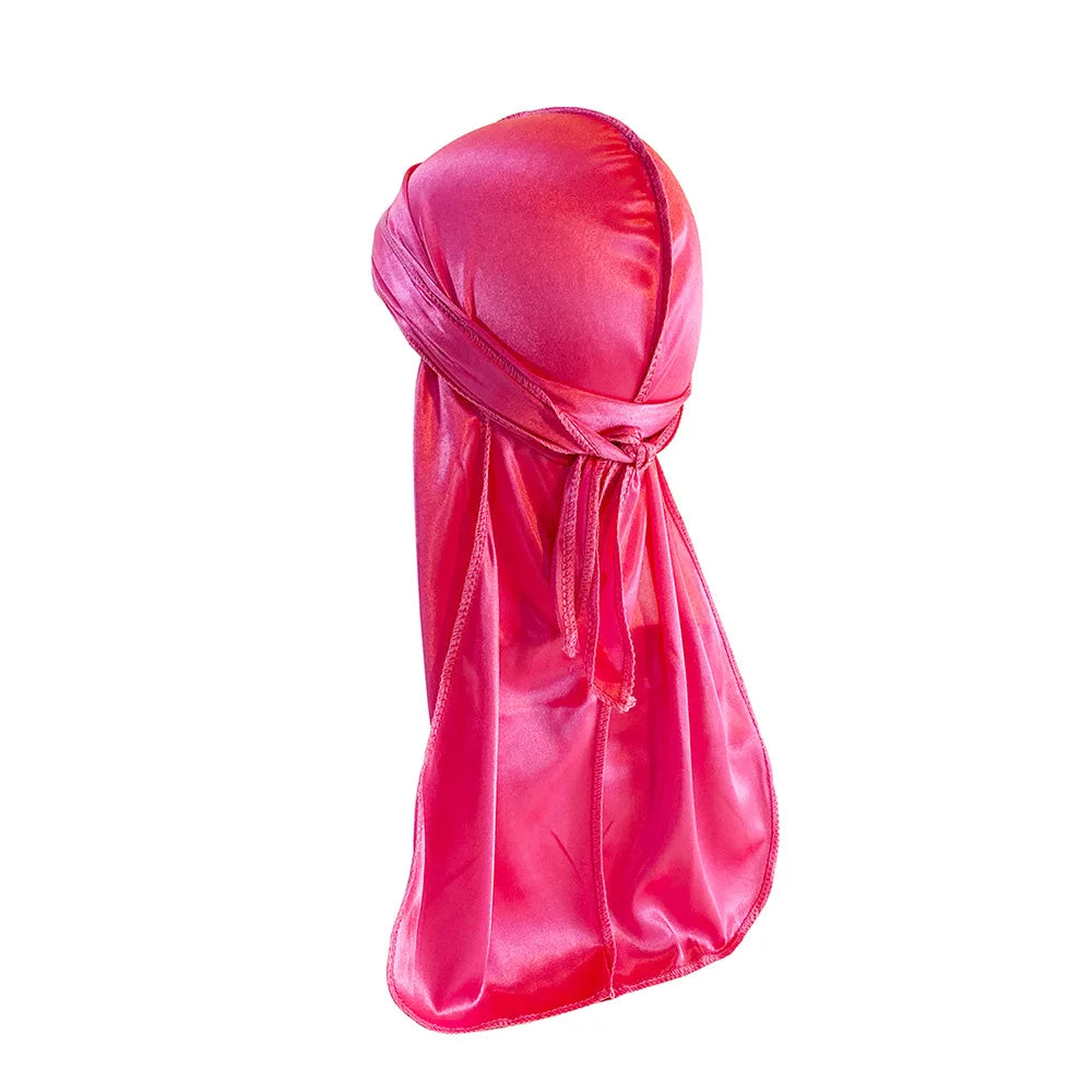 Unisex Durag de Seda para Homens e Mulheres