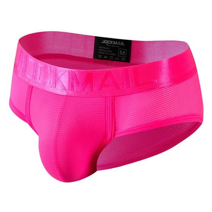 Cuecas Estilo Slip e Bikini em Mesh de Nylon