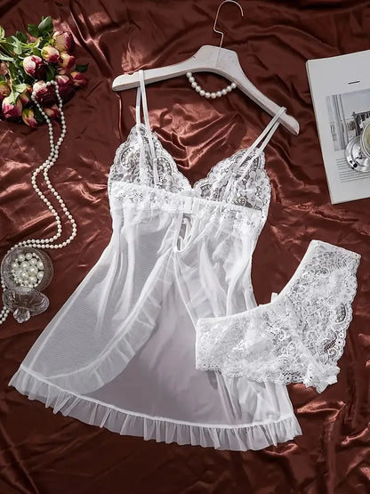 Kit de Lingerie Transparente