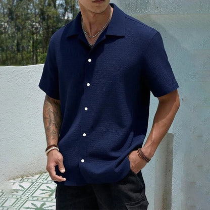Camisa Casual de Manga Curta