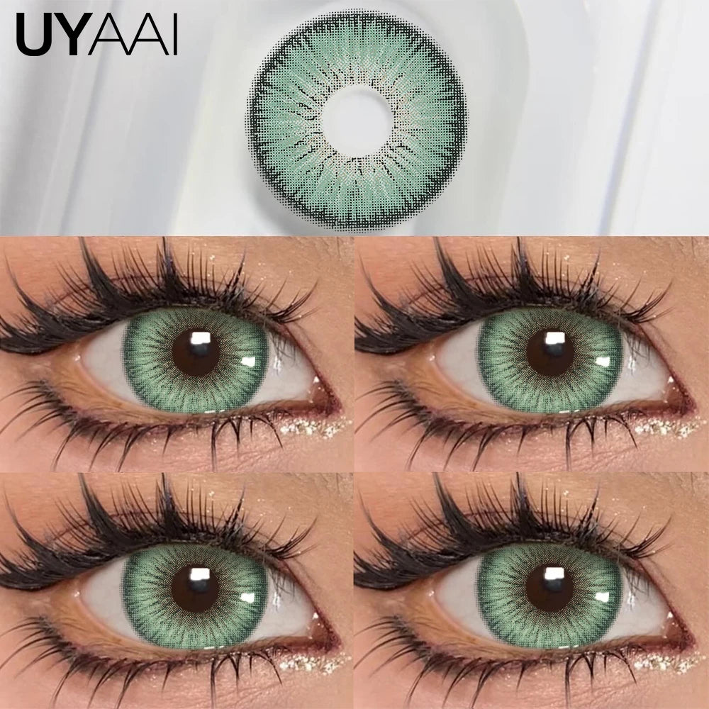Lentes para Olhos Azuis, Verdes Naturais, Castanhos e Cinzas