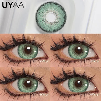 Lentes para Olhos Azuis, Verdes Naturais, Castanhos e Cinzas