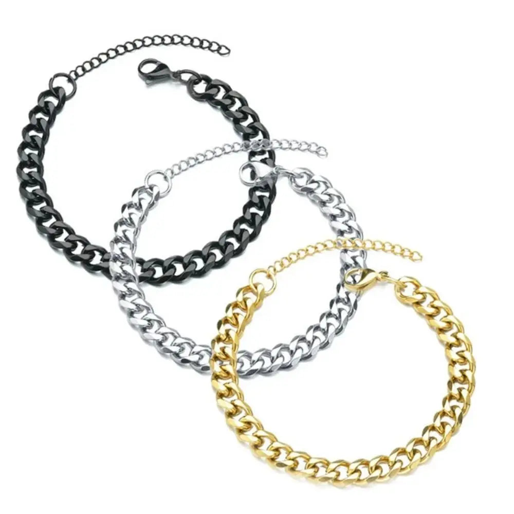 Pulseira Masculina Cubana Fashion Wannee