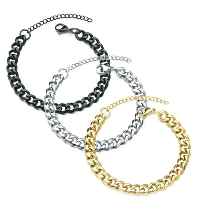 Pulseira Masculina Cubana Fashion Wannee