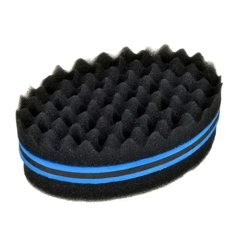 Esponja Escova de Cabelo Mágica de Lado Duplo para Twists