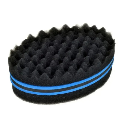 Esponja Escova de Cabelo Mágica de Lado Duplo para Twists