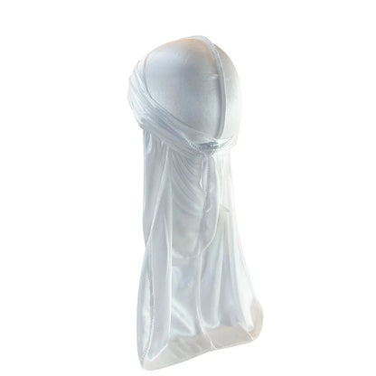 1-4 unidades — Novo Durag Silk Plus (Alta Densidade), Bandana, Turbante, Chapéu Masculino Respirável, Doo Rag de Cauda Longa para Homens, Touca de Pirata, Faixa de Cabeça.