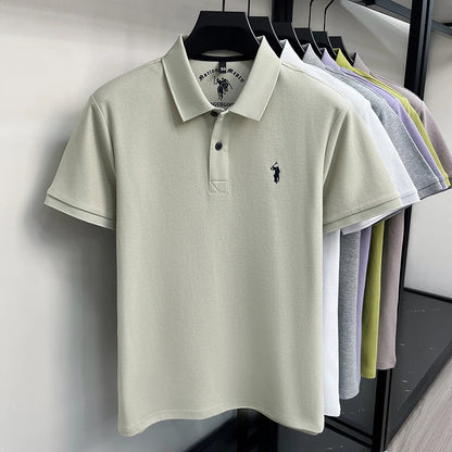 Camisa Polo 100% Algodão de Manga Curta
