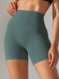 Shorts Feminino Fitness Cintura Alta Squat Proof Secagem Rápida