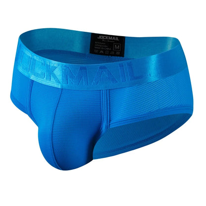 Cuecas Estilo Slip e Bikini em Mesh de Nylon