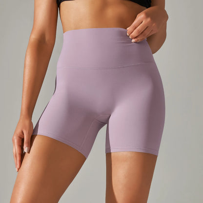Shorts Feminino Fitness Cintura Alta Squat Proof Secagem Rápida