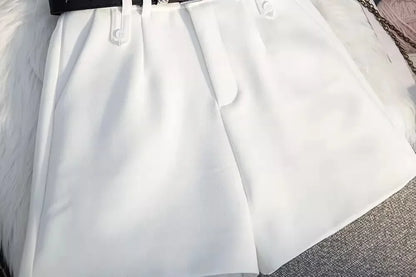 Short Feminino de Alfaiataria  de Cintura Alta