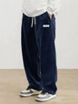 Calça Casual de Veludo Cotelê