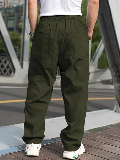 Calça Cargo com Cordão na Cintura
