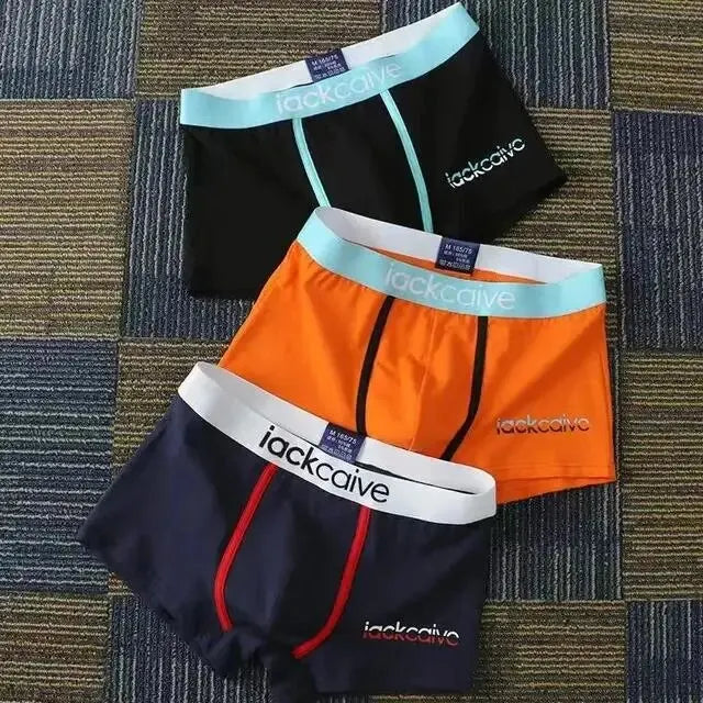 Kit com 3 Unidades de Cuecas Boxer