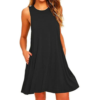 Vestido Estilo Camiseta Casual
