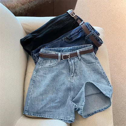 Short Jeans Feminino de Cintura Alta